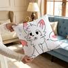 BBoykisser Silly Cat Meme Pillowcase Pillowslip Cushion Plush Boys Girls Cartoon Anime Kawaii Decoration Kids Birthday Gifts