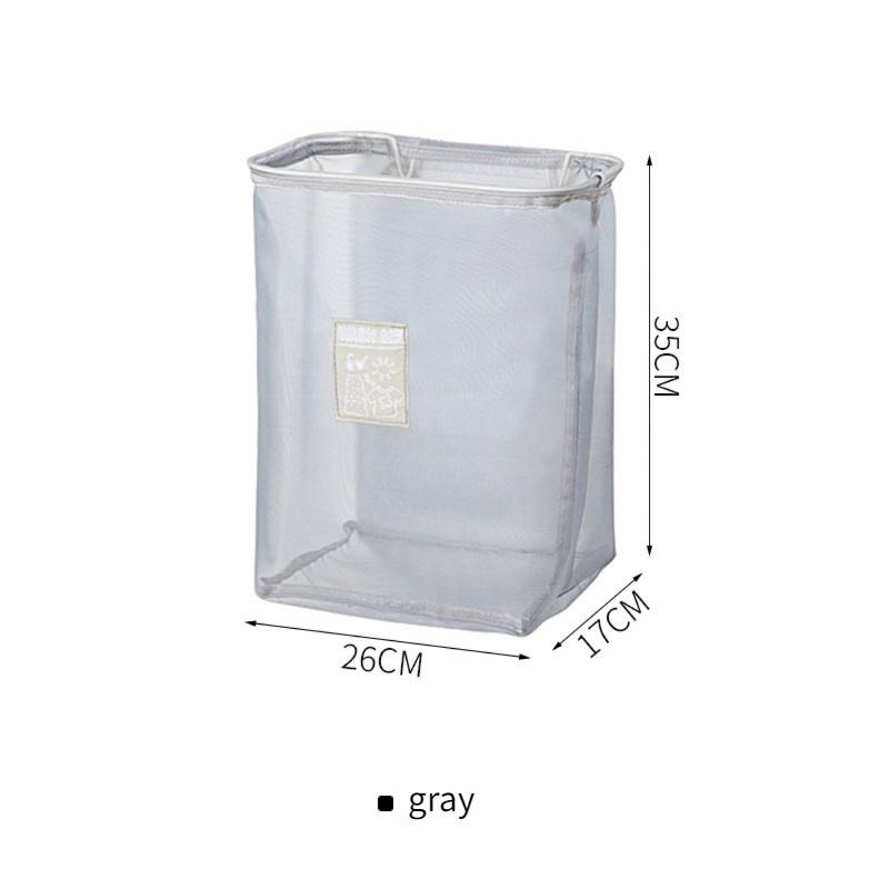 Foldable Wall Mounted Laundry Basket Dirty Clothes Storage Basket Toy Dust Bucket Home Laundry Hamper Dirty Clothes Storage Bag