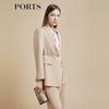Women's Heavy Silk Tie-Front Blazer