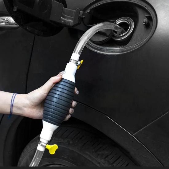 Multifunctional Petrol Pump for Liquid Vacuum Cleaner Hand Pump Transfer Fuel Pump Metal Hose Clamp Leakproof Oil Water Diesel