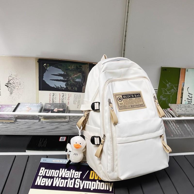 Backpack Pattern Letter With Large Capacity Scratch Resistant Resistant Splash