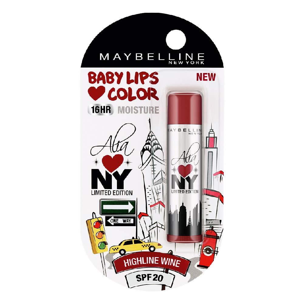 Maybelline Baby Lips Alia Loves New York, Highline Wine, 4г