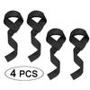 4 PCS Weight Lifting Straps – Non-Slip Wrist Support for Deadlifts, Pull-Ups & Gym Workouts