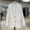 New Fashion Oversized Office Lady Jackets for Women Temperament Female Blazers Autumn Casual Long Sleeve Blazer Overcoats
