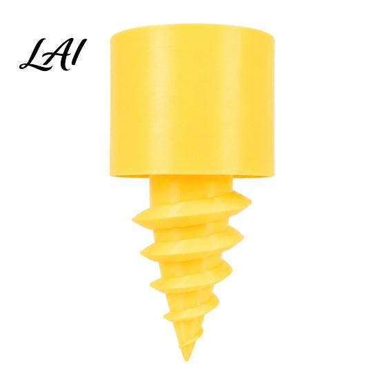 Camping Beverage Holder Beach Sand Cup Holder Stable Spiral Screw-in Stake 3D Outdoor Spike Print Portable Coaster for Lawn Picnic And Ground Stake