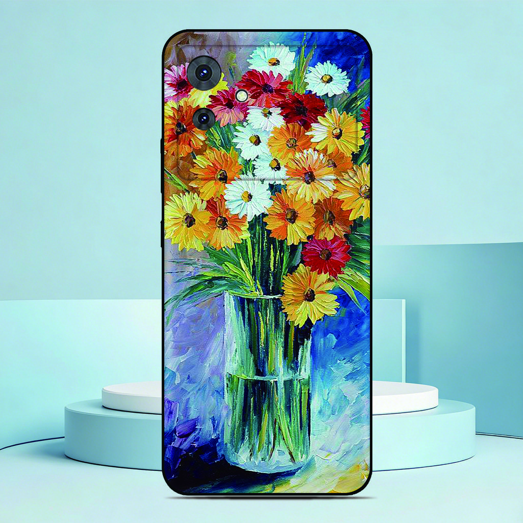 Painting Flower Floral Phone Case For Cubot A40 X100 A20 A10 Max 5 3 P80 P50 X70 X50 Note 60 50 21 J7 Power Custom Back Cover