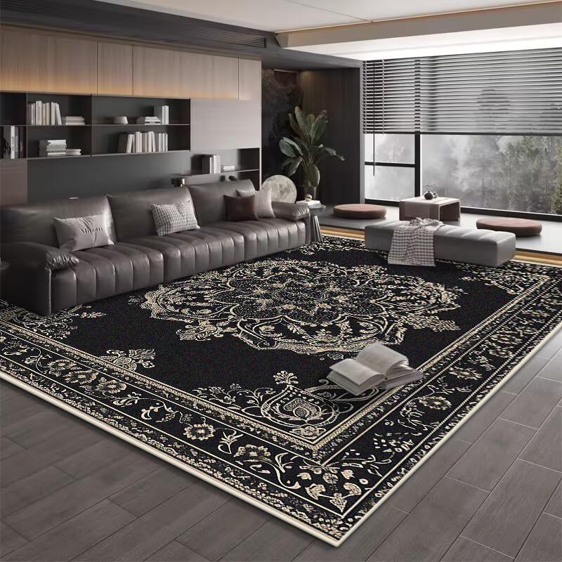 Ковер на пол для кухни в ретро европейском стиле Нескользящие ковры для украшения гостиной Домашние ковры большой площади Коврик для ковра для пола