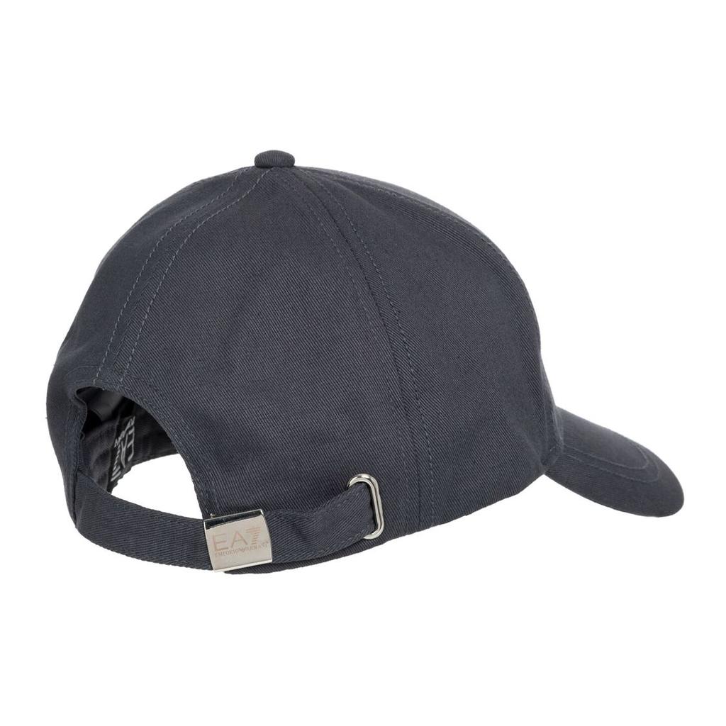 Emporio Armani Хлопковая бейсболка с логотипом-буквой Мужские кепки Серый 247088CC01027244
