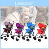 Ultra Kids Stroller Lightweight Foldable Convertible Seat One Rotation Button