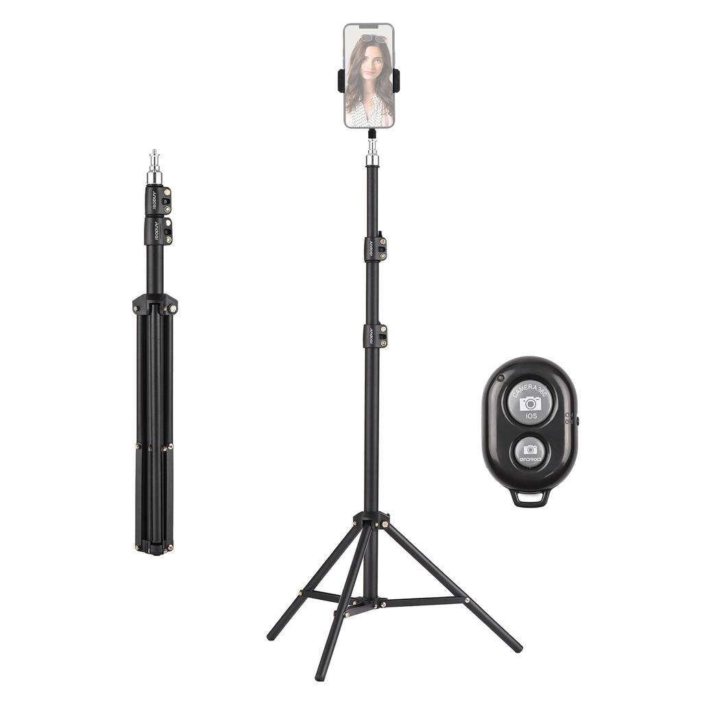 Andoer Портативный металлический светильник 210 см/83 дюйма, сверхмощный регулируемый штатив для фотосъемки, 1/4