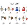 HOT Infantry Musketeer Knights Modified Knights MOC Heavy Armored Knights Action Figures Building Blocks Toys Assembly Kids Toy
