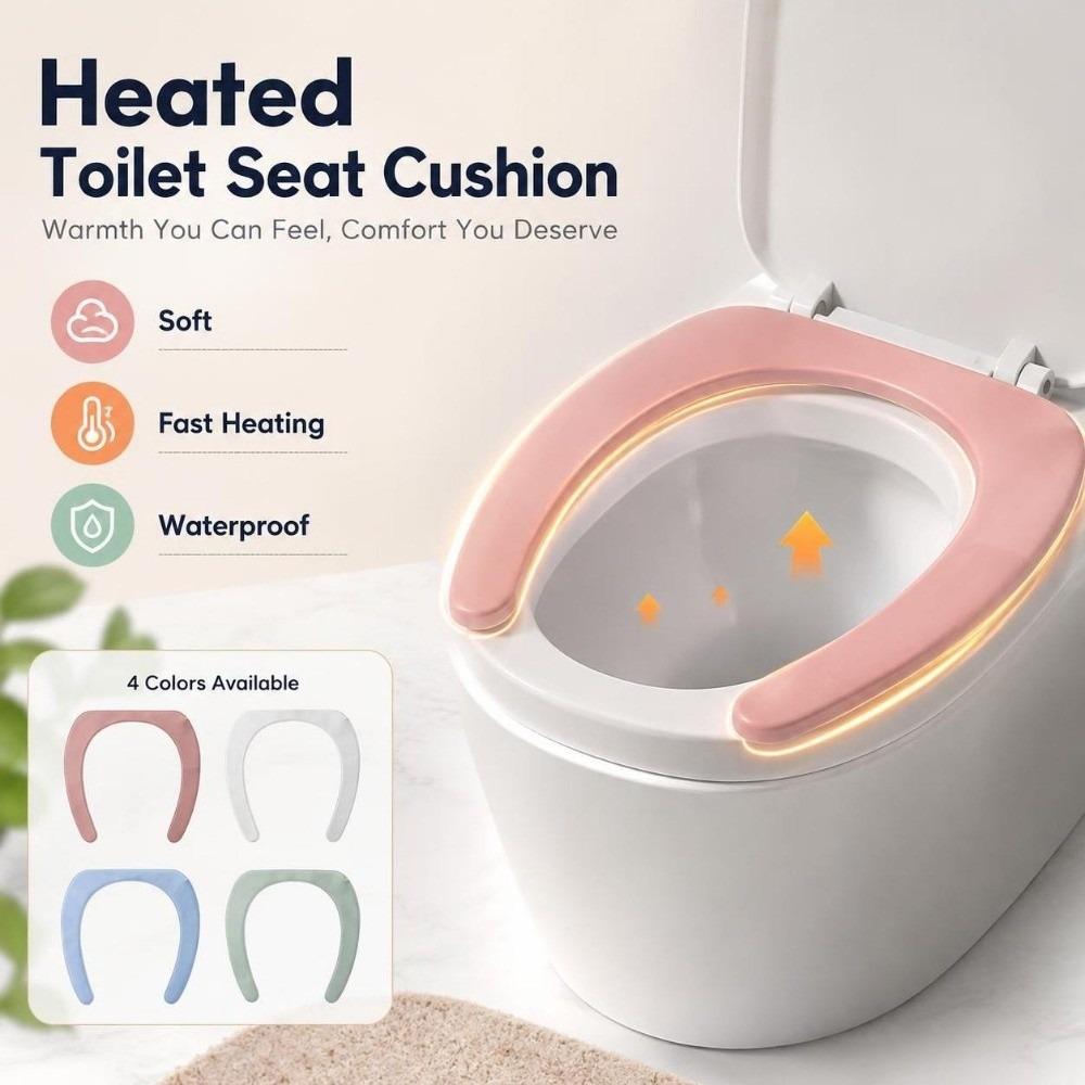 Fast Heating Toilet Seat Warmer Soft Toilet Seat Heated Pad Toilet Seat Heater Bathroom Use