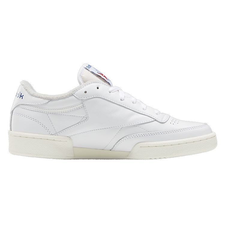 Reebok Club C 85 Vintage White Vector Blue Unisex Sneakers Footwear-White Chalk 100007875