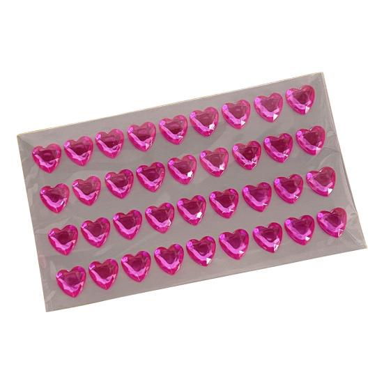 3D наклейка с искусственным кристаллом в виде сердца, самоклеящаяся, легко наносится, идеально подходит для DIY, скрапбукинга, ведения журнала