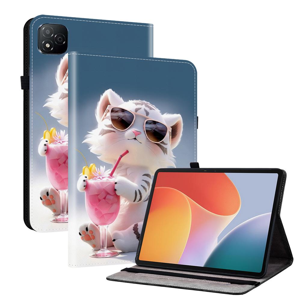 Чехол из искусственной кожи для планшета Infinix Xpad - 11 стилей! Прочный, с 2 слотами для подставки, держателем для карандашей и слотами для карточек, гибкая задняя крышка из ТПУ