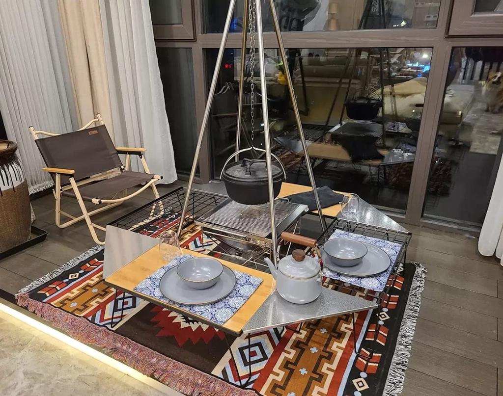 CAMPING MOON Угловые расширения для полевой стойки, Набор из 2 шт., Тисненые, T-2306-2P