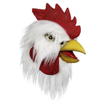 Куриная маска Хэллоуин, новинка, костюм для вечеринки, латексная маска на голову, петух Cosp