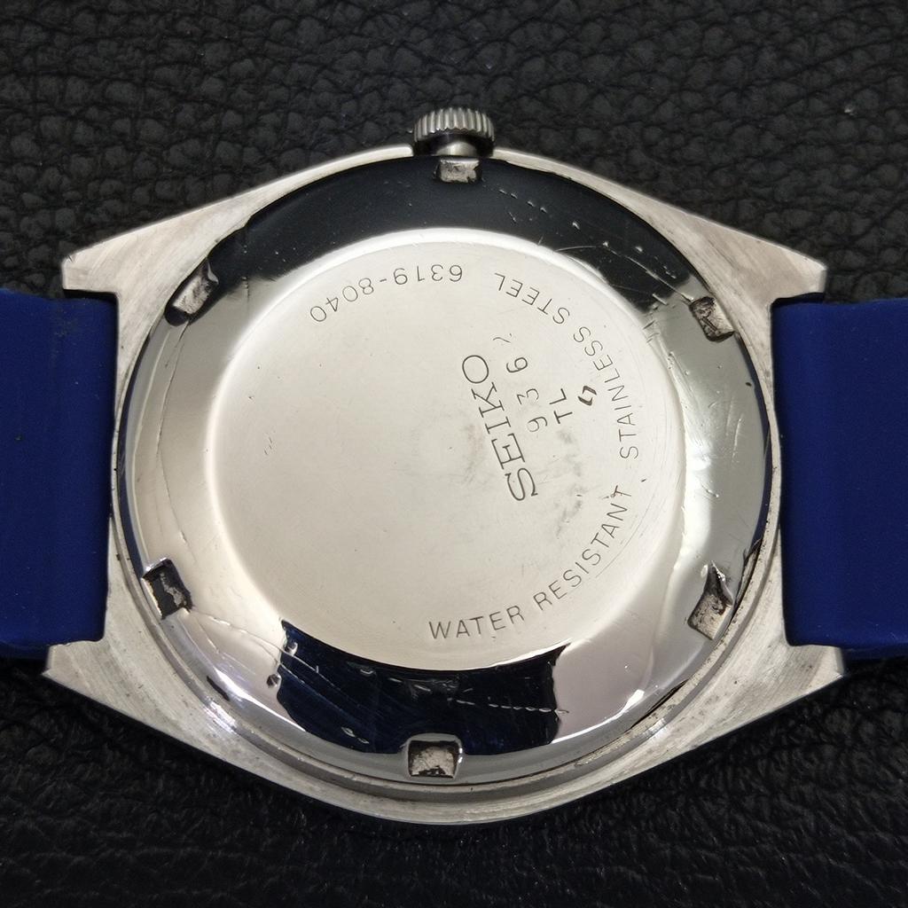 ЯПОНИЯ ВИНТАЖ SEIKO 5 АВТОМАТИЧЕСКИЕ 6309A МУЖСКИЕ ЧАСЫ С ЦИФЕРБЛАТОМ СИНЕГО ЦВЕТА a500815-5