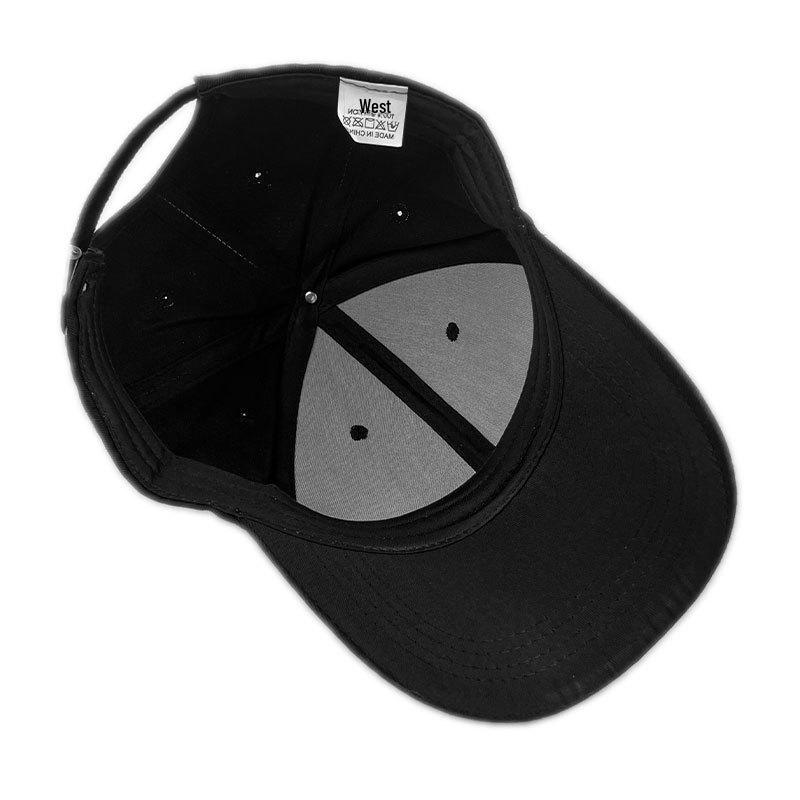 Stylish Plain Cotton Baseball Cap with Sun Protection and Embroidered Design