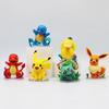 Bulbasaur Psyduck Charmander Squirtle Eevee Model Doll Ornament Set