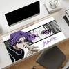 Игровой коврик для мыши Blue Lock XXL 900x400 мм Нескользящий коврик для игрового стола Подставка для клавиатуры ноутбука Офисный Комикс Скорость Черный