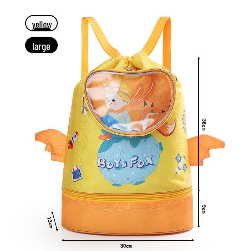 Детский водонепроницаемый рюкзак для плавания: Мужская косметичка и женская пляжная сумка с разделением для сухого/влажного