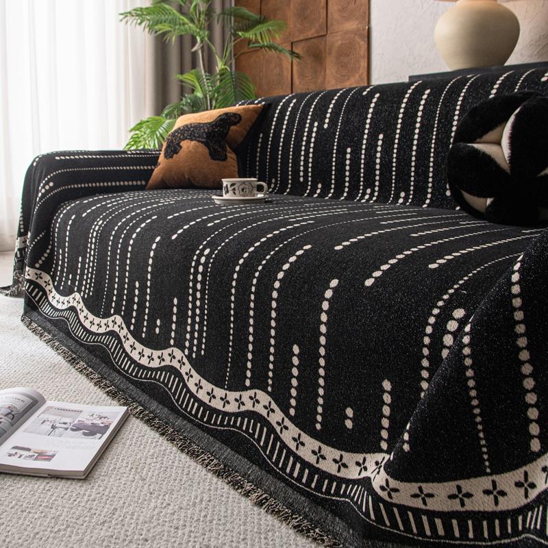 Утолщенные чехлы для диванов Nordic Solid Color Anti-slip Couch Protector Slipcover Chair Blanket for Living Room Decor Accessories