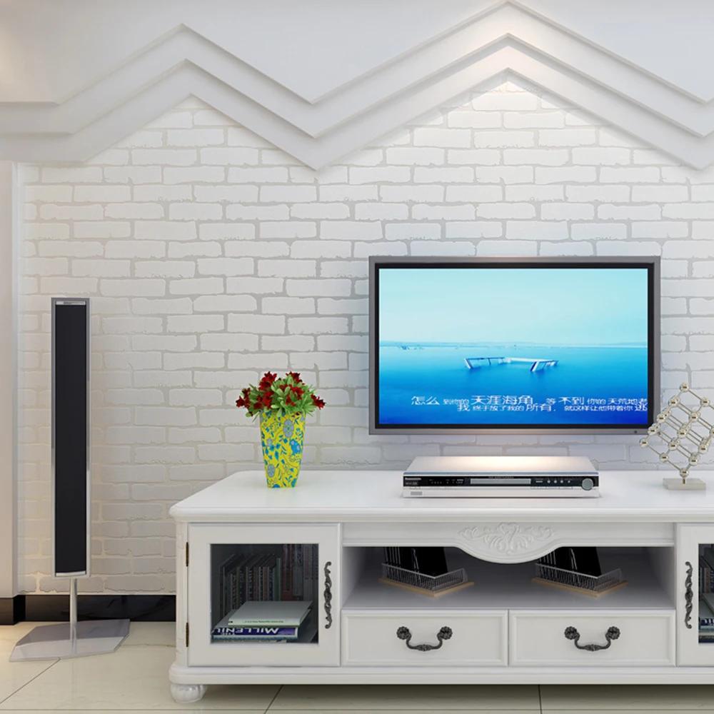 Self Adhesive Wallpaper Cafe Clothing Store Restaurant Brick Pattern Wallpaper 3D Retro Brick Culture Stone Pattern Wallpapers