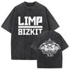 Рок-группа Limp Bizkit Классический Альбом Постер Графический Принт Футболка Мужская Женская Стирка Винтаж Уличная Одежда Хип-Хоп Повседневная Оверсайз Футболка