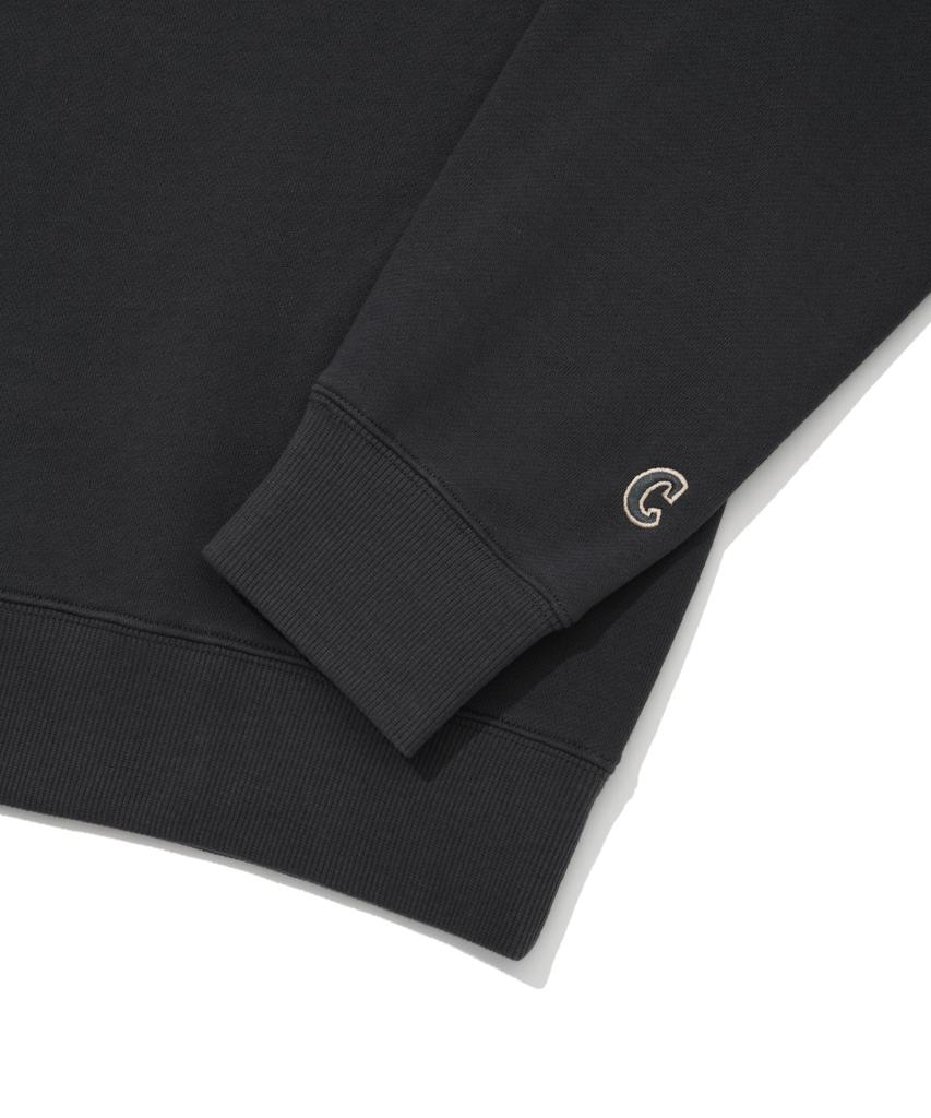 COVERNAT Small Authentic Logo Sweatshirt Charcoal