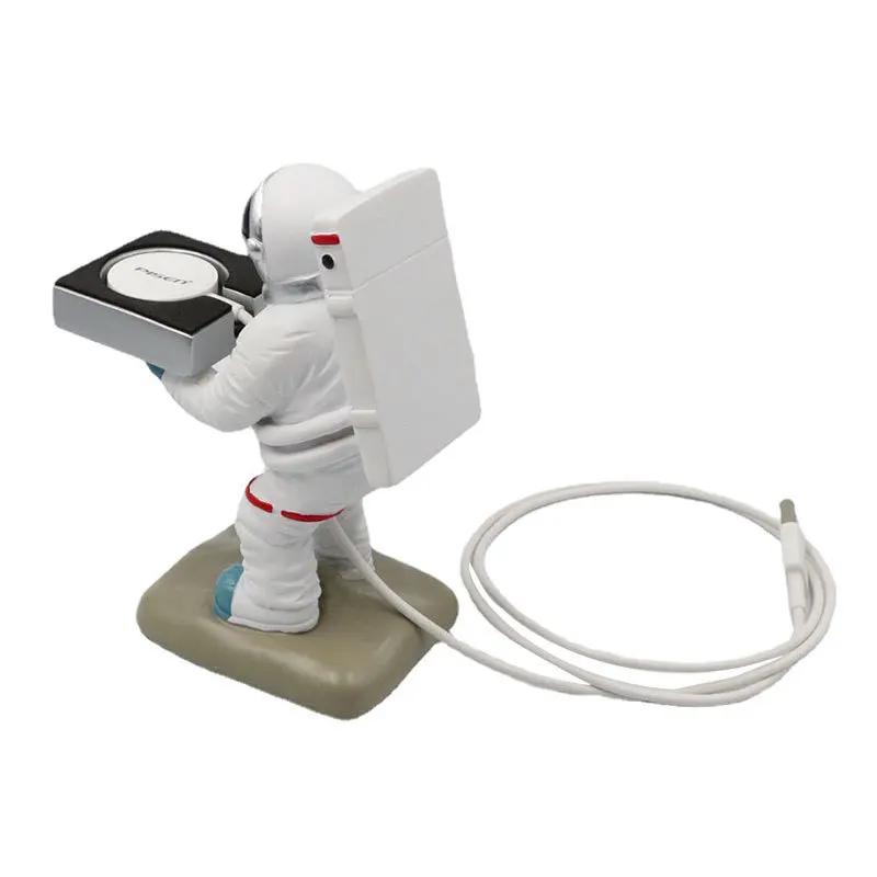 Украшение рабочего стола Астронавт Космонавт Беспроводная зарядка Подставка для часов Подходит для Huawei Watch Apple Watch