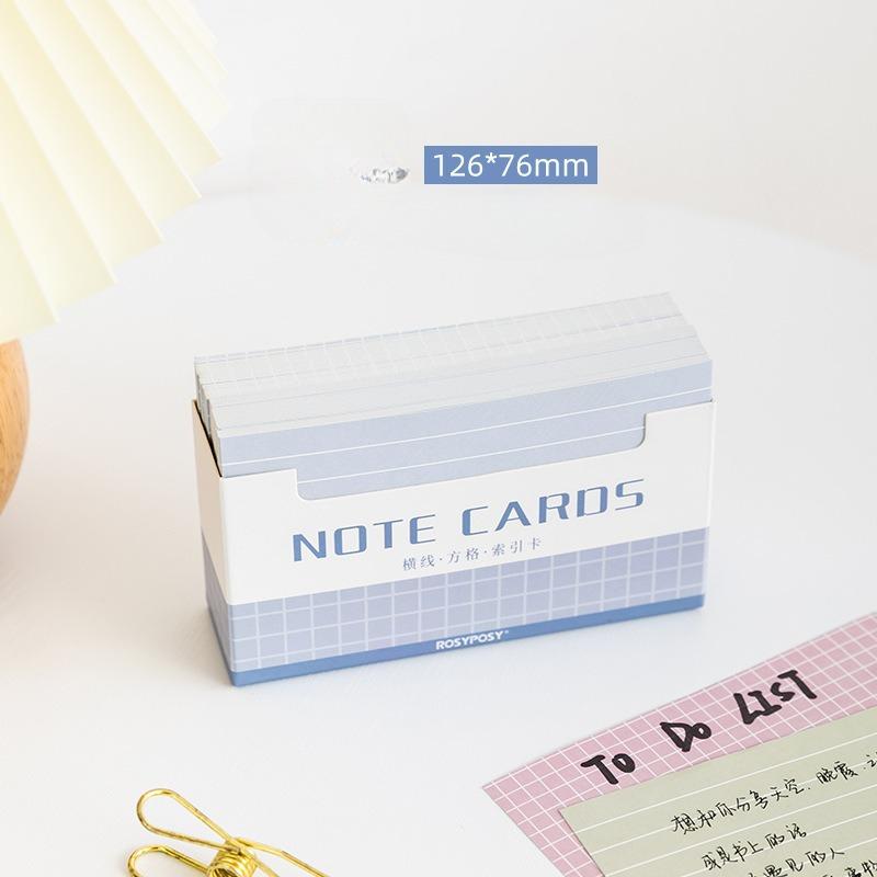 RosyPosy soft design tea fragrance index card, large capacity 150 word memory message sticky note card