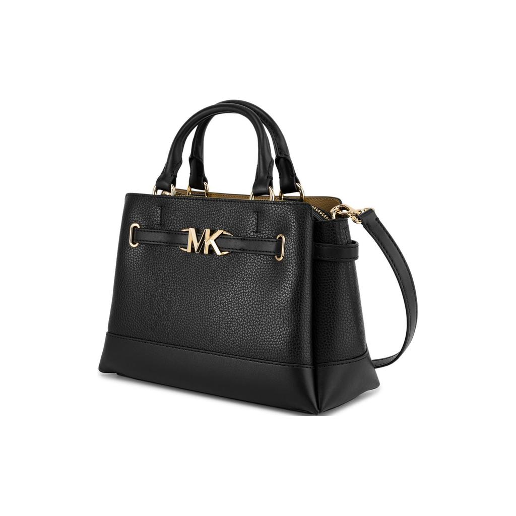 Michael Kors Mk Reed Классическая однотонная портативная сумка для commuters из кожи и синтетической кожи Женская сумка Черная 35S3G6RS1T-001