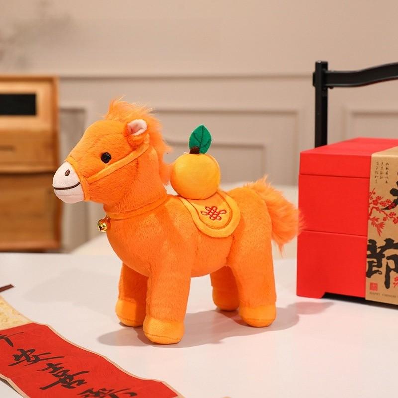 Traditional Horse Plush Doll With Soft Plush Material For Celebrations And Home Decoration