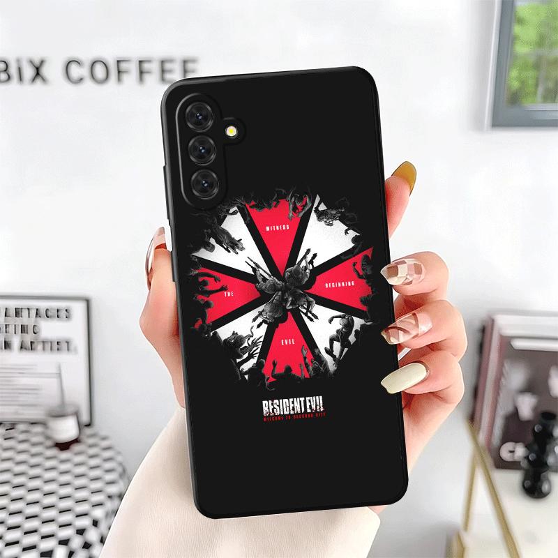 R-Resident-Evil Игровой Мягкий Чехол для Телефона для Samsung A17 A37 A57 A16 A26 A36 A56 A15 A25 A35 A55 A14 A24 A34 A54 A13 A23 A33 A53 A52