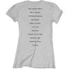 The Beatles Womens/Ladies Budokan Track List T-Shirt