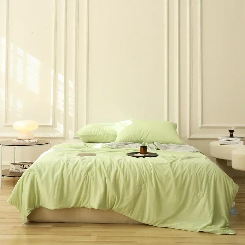 Летнее охлаждающее одеяло, дышащее прохладное одеяло с кондиционером, легкое летнее одеяло с двухсторонней охлаждающей тканью