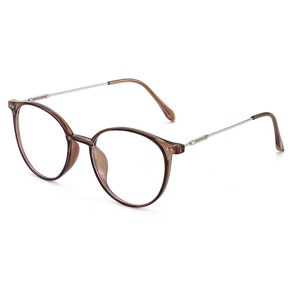 Color Changing Anti Blue Light Glasses Circular Glasses Frame Comfortable Outdoor Sunglasses For Women