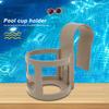 Swimming Pool Side Storage Shelf Reusable Pool Water Cup Hanger Multifunctional Poolside Cup Holder for Swimming Pool Party