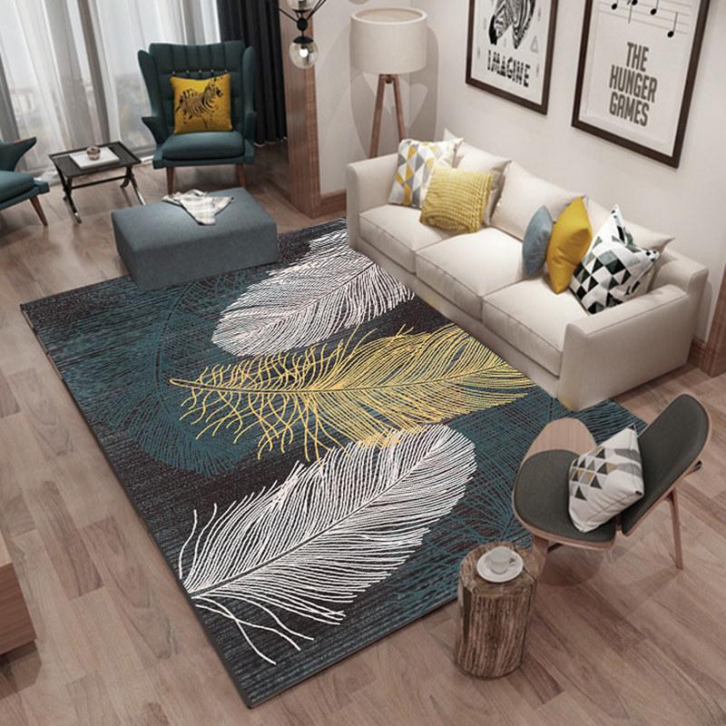 Custom Luxury Printed Carpet for Living Room or Bedroom