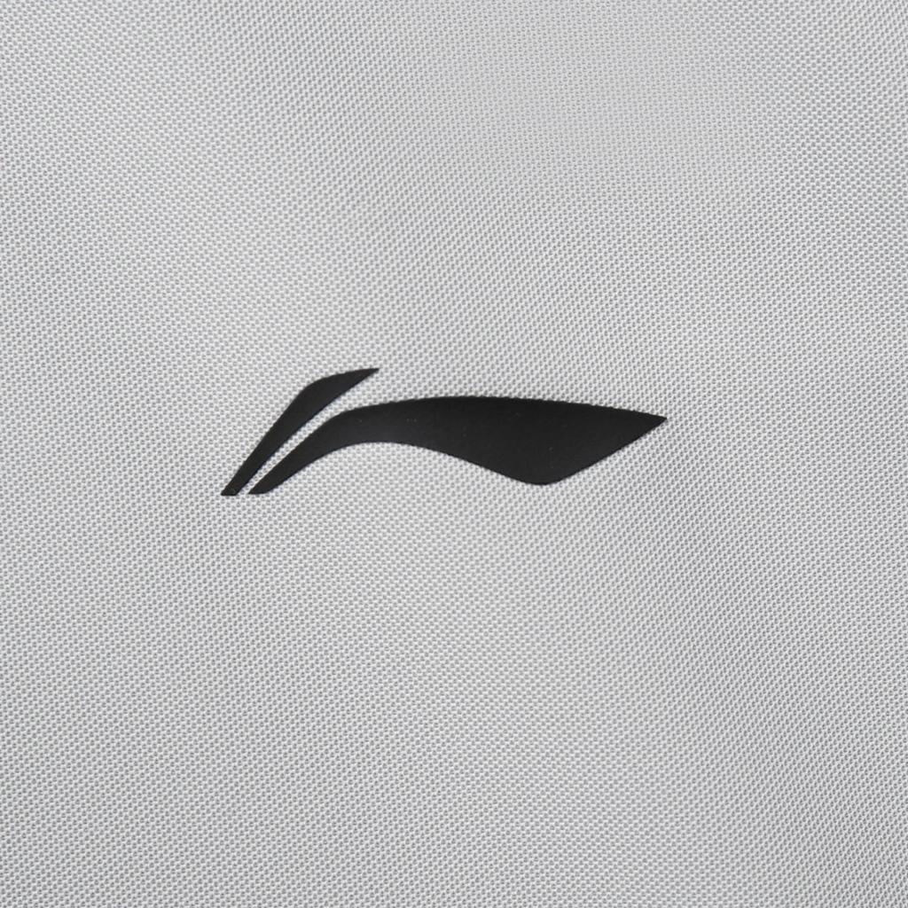 Li-Ning Удобная Простая Однотонная Быстросохнущая Универсальная Модная Футболка-поло с коротким рукавом Мужские топы Цвет Монетный серый APLV287-7