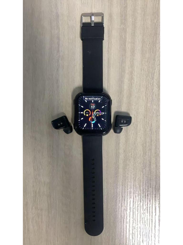 FereFit T1 2-in-1 Bluetooth Headset & Smartwatch with Heart Rate and Blood Oxygen Monitoring