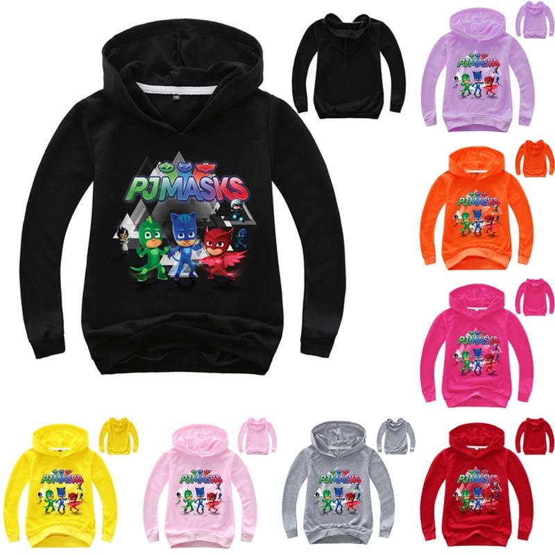 Superhero Pj Masks Kids Long Sleeve Hoodie Stylish And Comfortable Sweatshirt Top