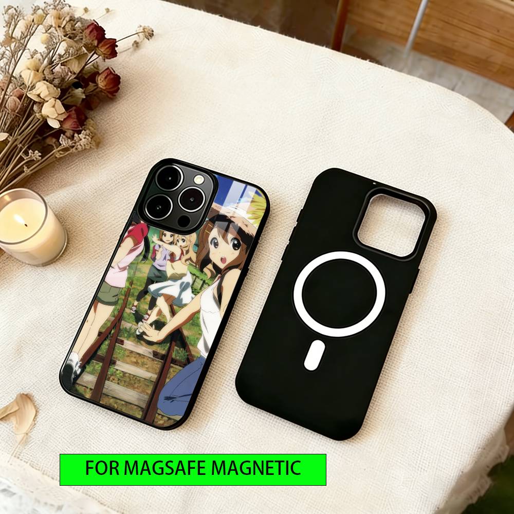 K-ON Phone Case Magnetic with Magsafe Wireless Charging For iPhone17,16,15,14,13,12,11 Plus,Pro