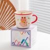 Comic Cartoon Animal Ceramic Large Capacity Breakfast Cup Household Mug Milk Cup Oatmeal Cup High Appearance