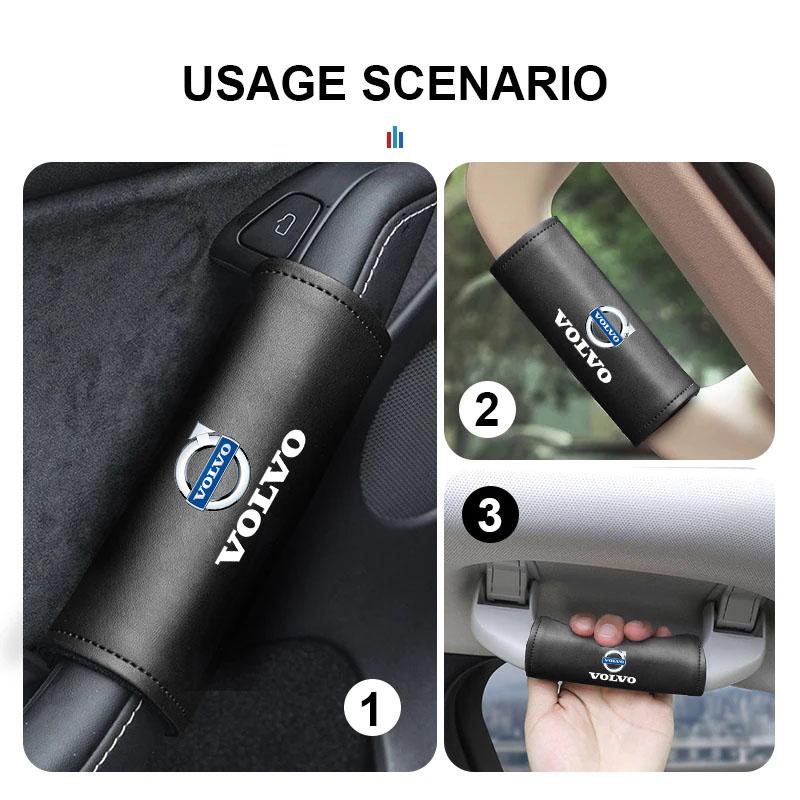 2Pcs Car Door Inner handle Protective Cover Auto Door handle Pad For Volvo XC90 V90 V60 XC60 V40 S80 S60 S90 C40 XC40 V70 XC70