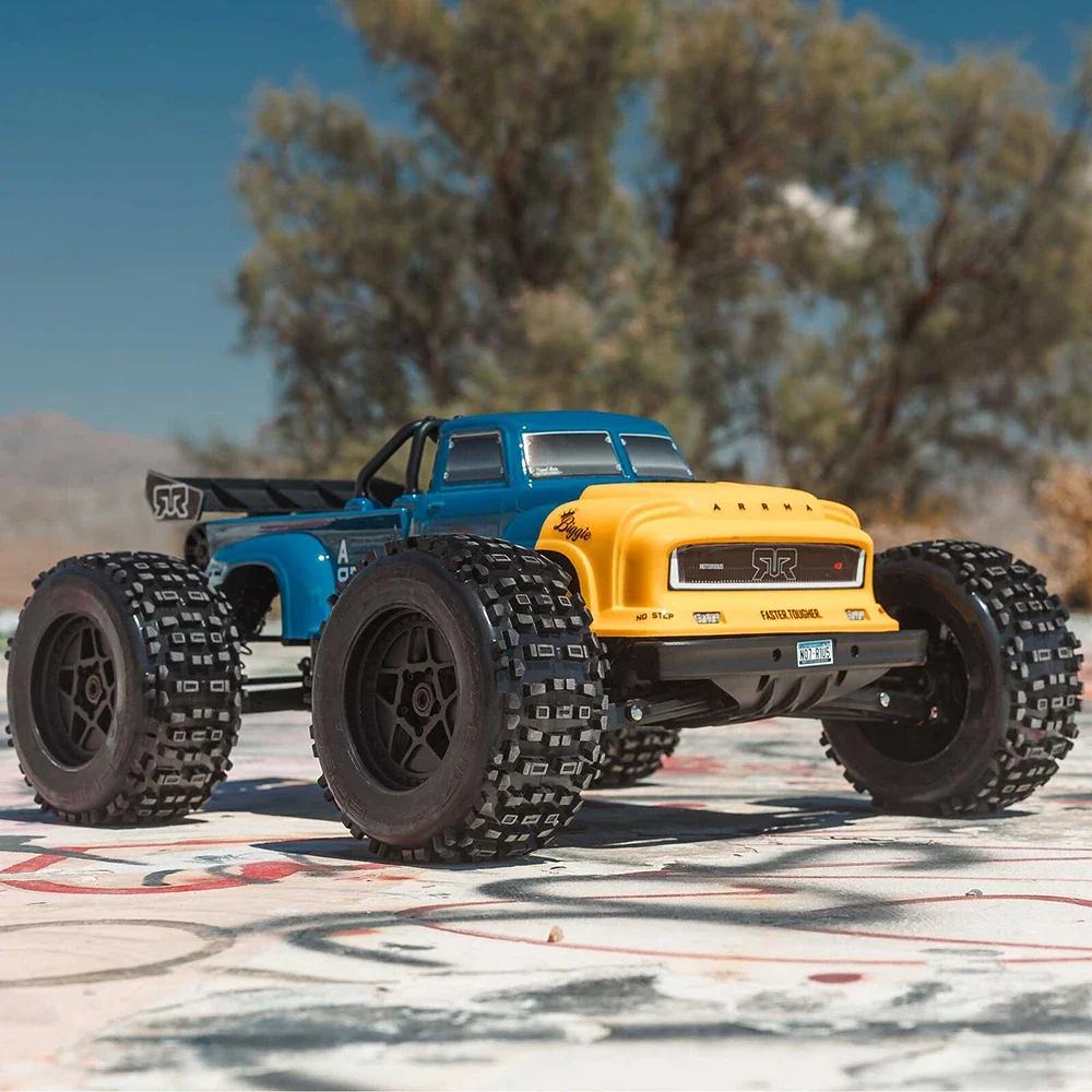 AAXS1 ARRMA ARA8611V6 NOTORIOUS V6 6S 4X4 BLX Brushless 1/8 RC Electric Remote Control Model Car Monster Truck Adult Children's Toys