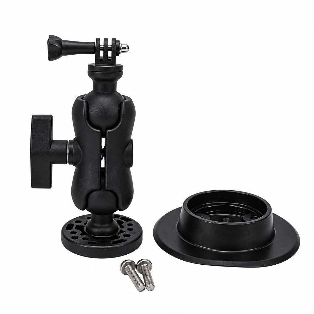 360 Degree Rotation Kayak Camera Mount Stable Clamp Sport Camera Mounting Bracket for Paddle Board