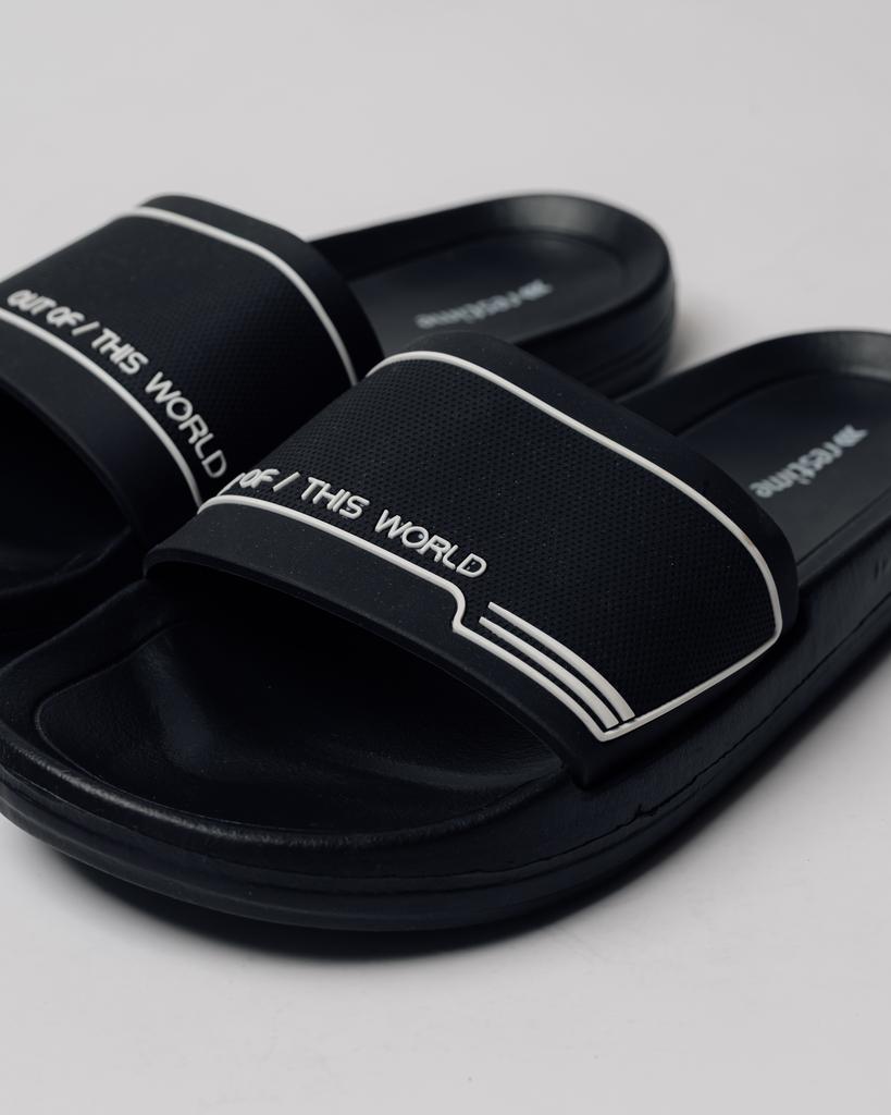 Шлепанцы мужские Restime 25963 42 черные резина