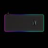 Gaming Rgb Mouse Pad With Led Lighting Non Slip Rubber Desk Mat Large Size For Esports And Office